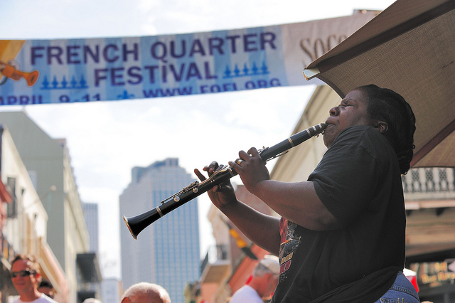 musician french quarter fest