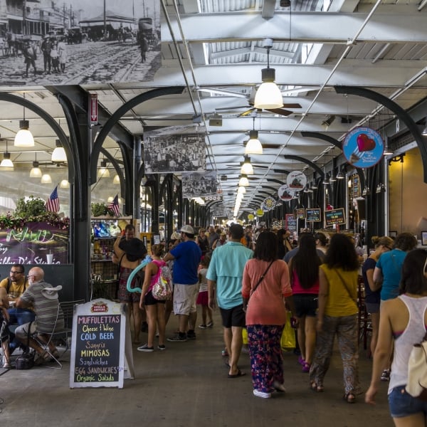 French Market in New Orleans at daytime