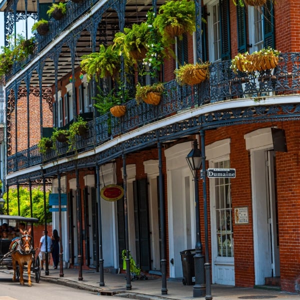 Horsedrawn Carriage on Royal Street,